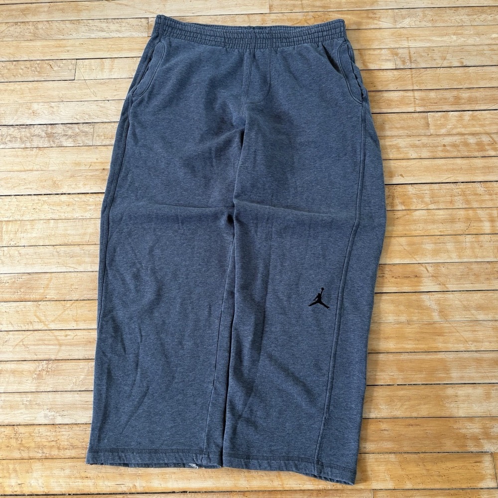 Jordan Baggy Wide Leg Sweatpants Size M (36x30) y2k Skater Hip Hop Streetwear